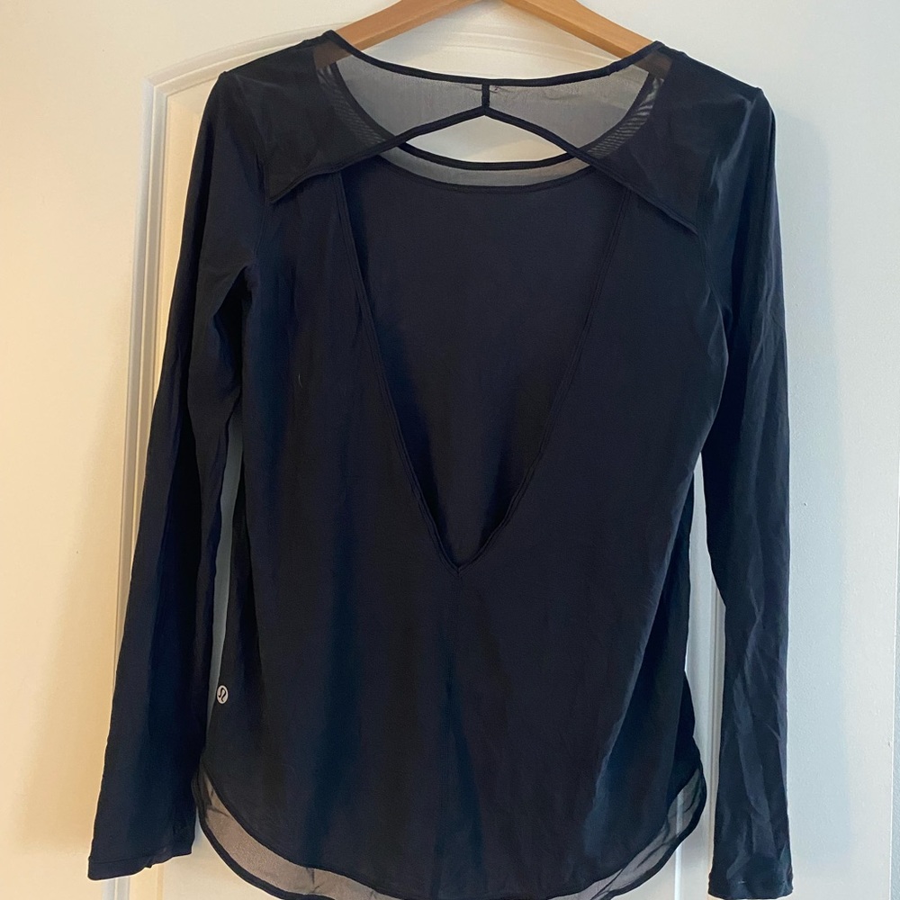 Lululemon open back long sleeve